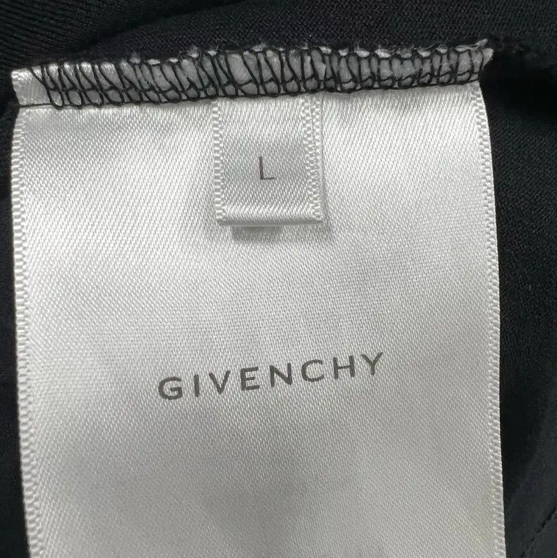 Givenchy Givenchy Black Cotton Men's T-Shirt 0089 Size US L / EU 52-54 / 3 - 4 Thumbnail