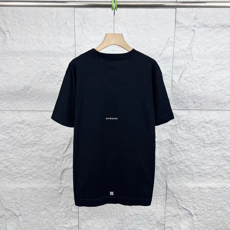Givenchy Givenchy Black Cotton Men's T-Shirt 0089 Size US L / EU 52-54 / 3 - 2 Thumbnail