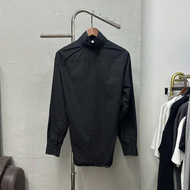 Givenchy Givenchy Black Logo Long Sleeve Shirt 0089 Size US L / EU 52-54 / 3 - 3 Thumbnail