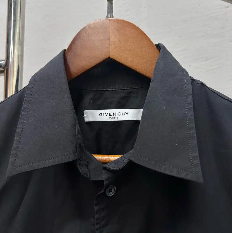 Givenchy Givenchy Black Logo Long Sleeve Shirt 0089 Size US L / EU 52-54 / 3 - 5 Thumbnail