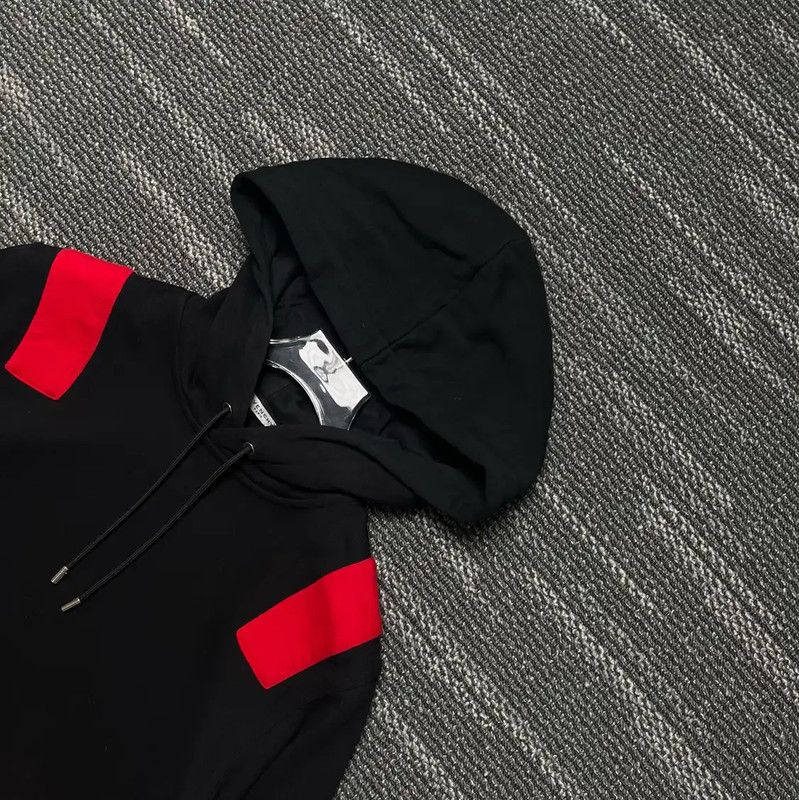 Givenchy Givenchy Black Cotton Striped Long Sleeve Hoodie 0089 Size US XS / EU 42 / 0 - 4 Thumbnail