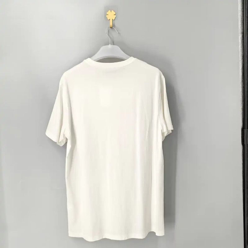 Givenchy Givenchy White Cotton Graphic T-Shirt for Men 0089 Size US XL / EU 56 / 4 - 2 Thumbnail