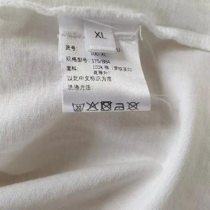 Givenchy Givenchy White Cotton Graphic T-Shirt for Men 0089 Size US XL / EU 56 / 4 - 4 Thumbnail