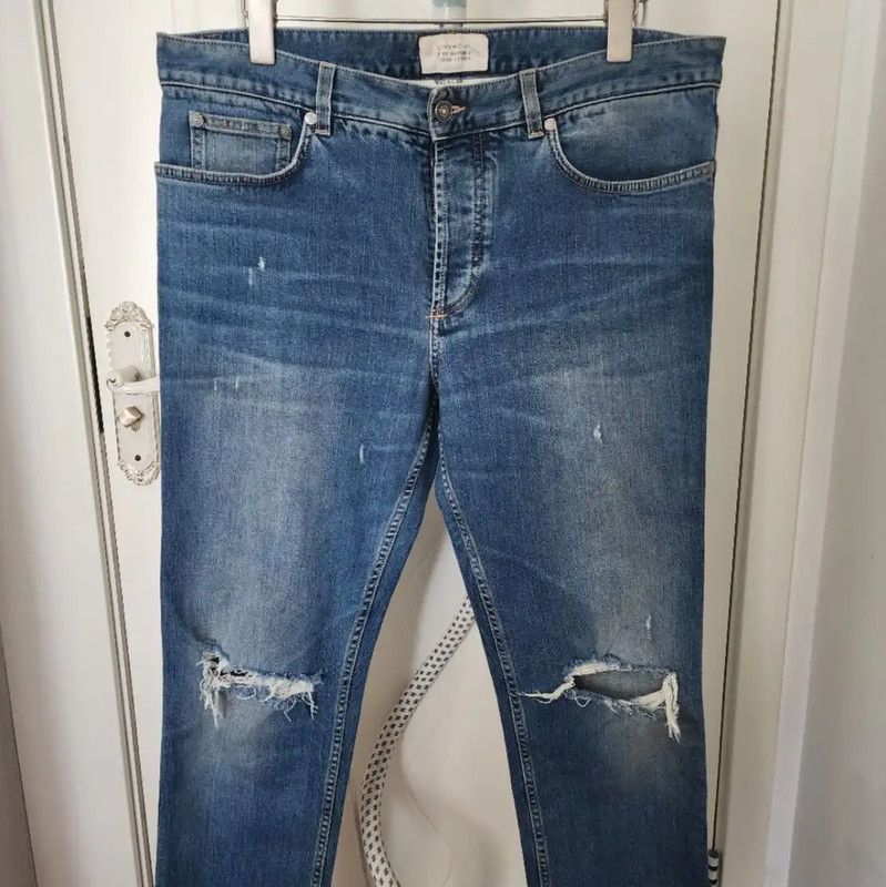 Givenchy Givenchy Light Blue Casual Pants for Men 0089 Size US 36 / EU 52 - 2 Thumbnail