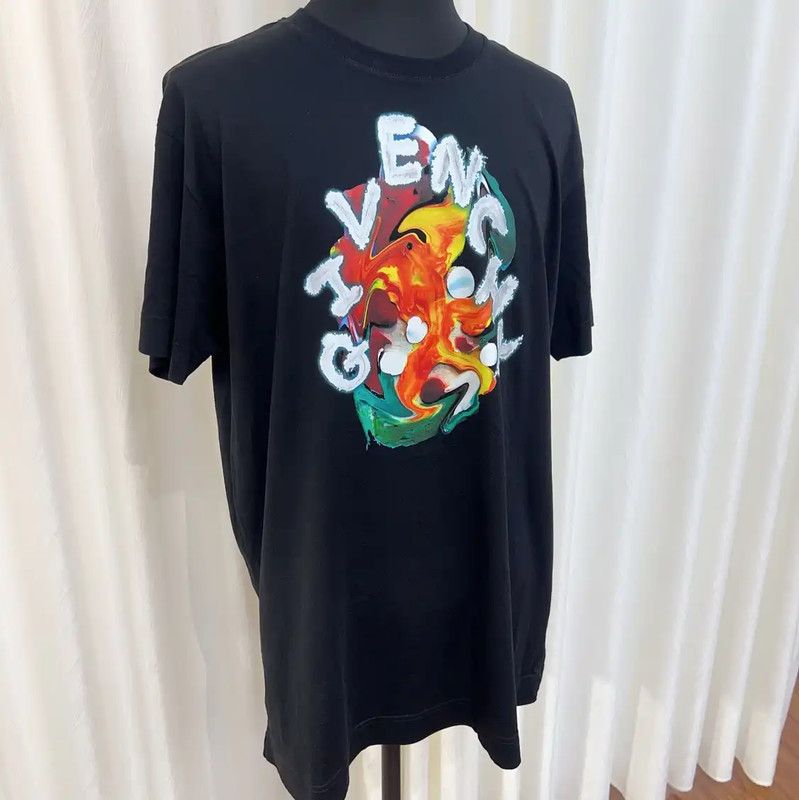Givenchy Givenchy Black Cotton Graphic T-Shirt 0089 Size US M / EU 48-50 / 2 - 4 Thumbnail