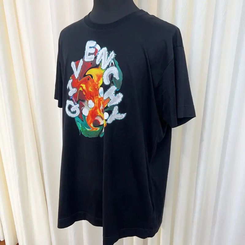 Givenchy Givenchy Black Cotton Graphic T-Shirt 0089 Size US M / EU 48-50 / 2 - 3 Thumbnail