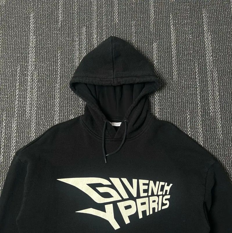 Givenchy Givenchy Black Cotton Printed Hoodie for Men 0089 Size US M / EU 48-50 / 2 - 4 Thumbnail