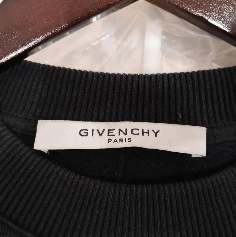 Givenchy Givenchy Black Cotton Long Sleeve Men's Sweatshirt 0089 Size US S / EU 44-46 / 1 - 4 Thumbnail