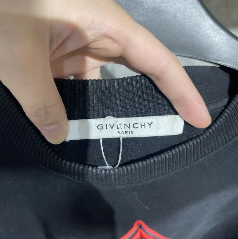 Givenchy Givenchy Black Cotton Men's Sweatshirt 0089 Size US XXL / EU 58 / 5 - 4 Thumbnail