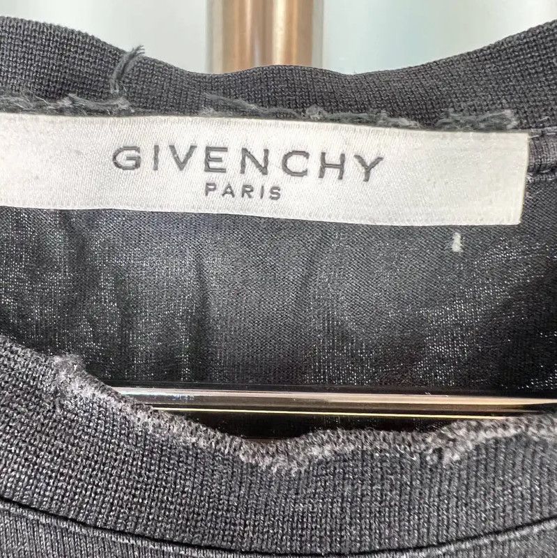 Givenchy Givenchy Black Cotton XL Men's T-Shirt 0089 Size US XL / EU 56 / 4 - 3 Thumbnail