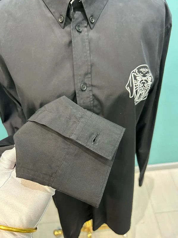 Givenchy Givenchy Black Cotton Men's Shirt XX-Large 0089 Size US XXL / EU 58 / 5 - 4 Thumbnail