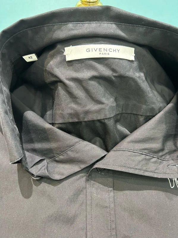 Givenchy Givenchy Black Cotton Men's Shirt XX-Large 0089 Size US XXL / EU 58 / 5 - 5 Thumbnail