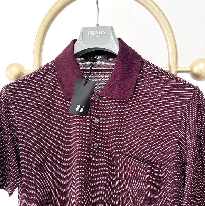 Givenchy Givenchy Men's Summer Red Polo Shirt 0089 Size US M / EU 48-50 / 2 - 2 Thumbnail