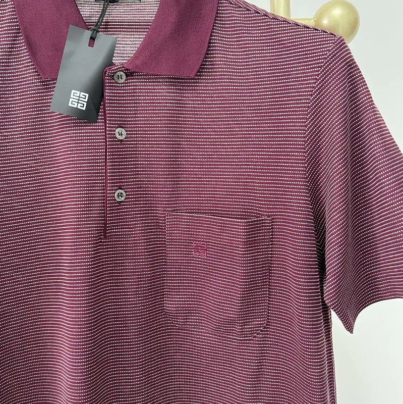 Givenchy Givenchy Men's Summer Red Polo Shirt 0089 Size US M / EU 48-50 / 2 - 3 Thumbnail