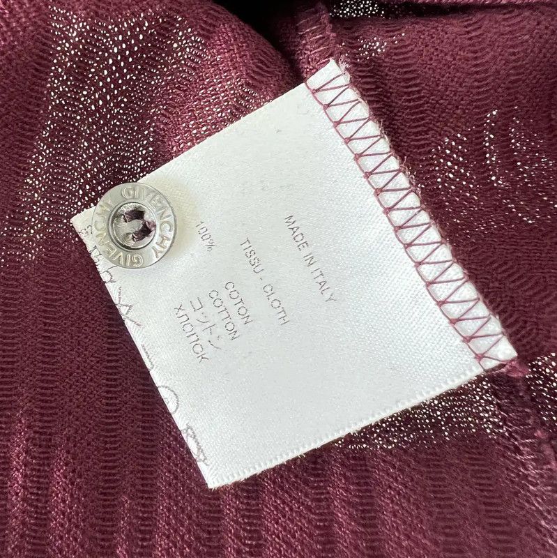 Givenchy Givenchy Red Cotton Short Sleeve Polo Shirt 0089 Size US L / EU 52-54 / 3 - 4 Thumbnail