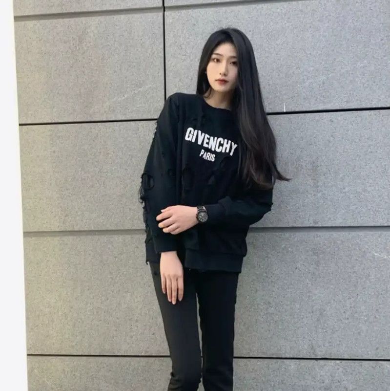 Givenchy Givenchy Black Cotton Men's Sweatshirt Size S 0089 Size US S / EU 44-46 / 1 - 6 Thumbnail
