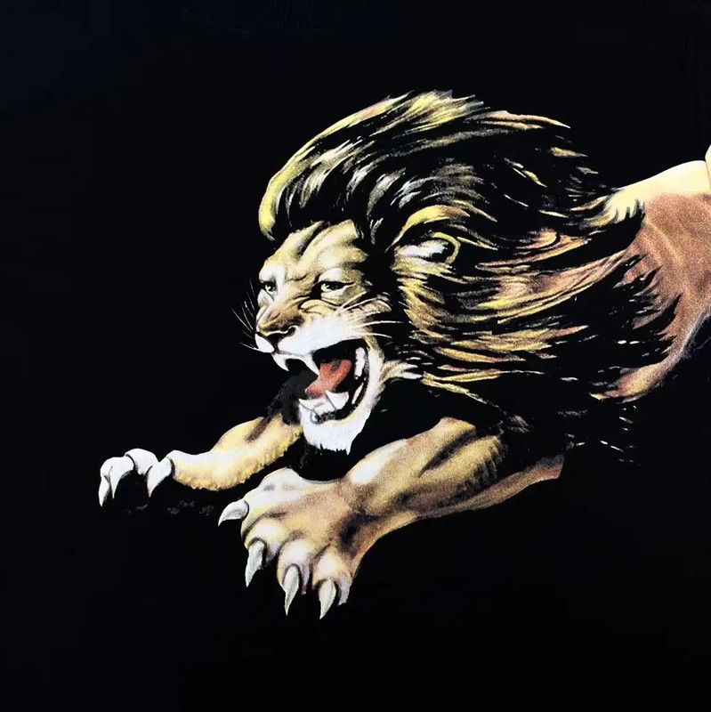 Givenchy Givenchy Black Long Sleeve Lion Print Sweatshirt 0089 Size US XXL / EU 58 / 5 - 3 Thumbnail