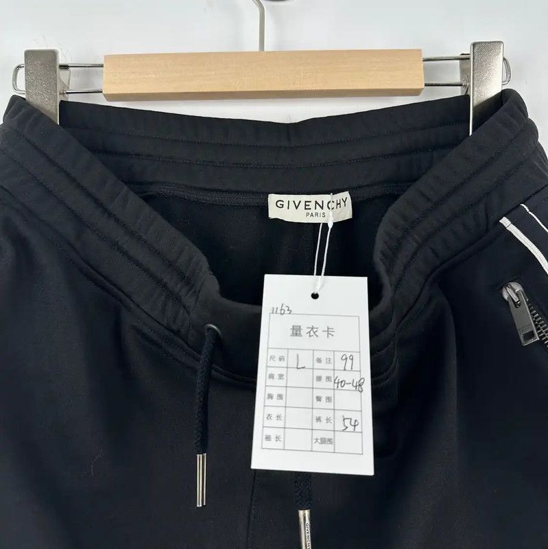 Givenchy Givenchy Men's Black Polyester Casual Pants 0089 Size US 34 / EU 50 - 3 Thumbnail