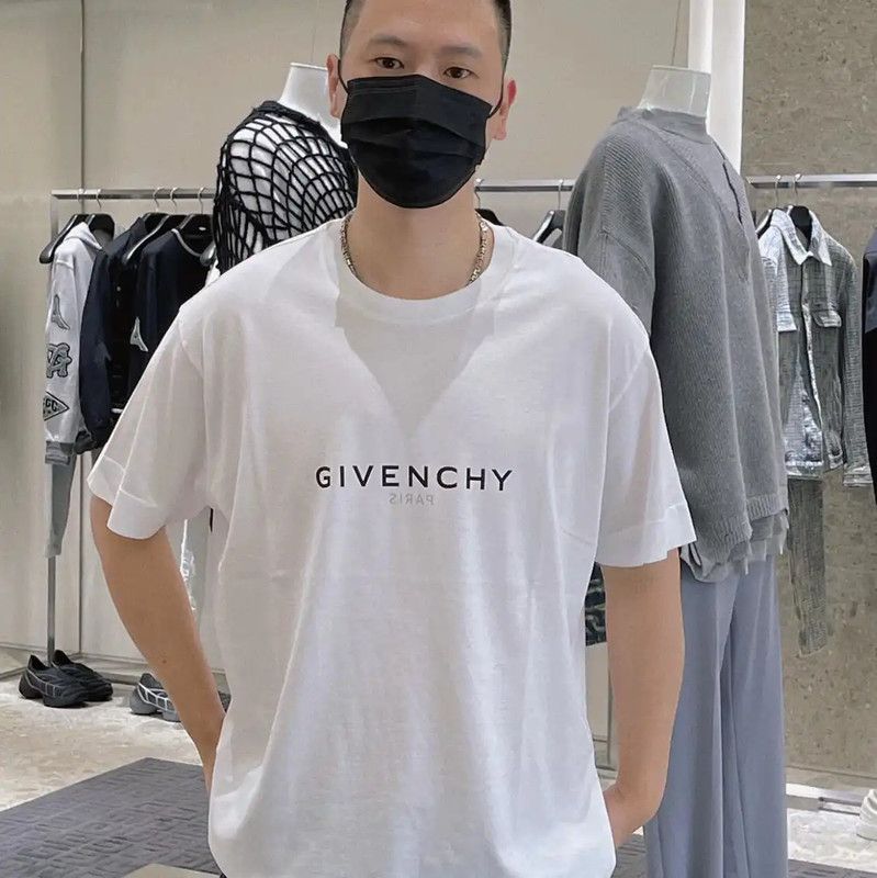 Givenchy Givenchy Summer White Cotton T-Shirt 0089 Size US XXL / EU 58 / 5 - 8 Thumbnail