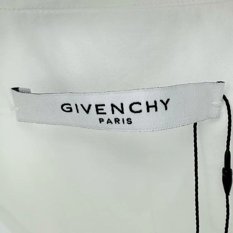 Givenchy Givenchy White Long Sleeve Men's Shirt 0089 Size US M / EU 48-50 / 2 - 3 Thumbnail