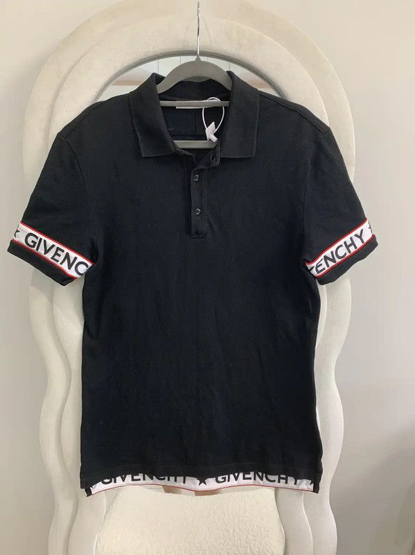 Givenchy Givenchy Summer Black Cotton Men's Polo Shirt 0089 Size US S / EU 44-46 / 1 - 3 Thumbnail