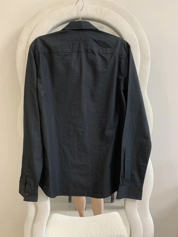 Givenchy Givenchy Black Long Sleeve Cotton Shirt 0089 Size US S / EU 44-46 / 1 - 4 Thumbnail