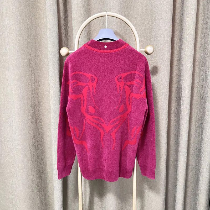 Givenchy Givenchy Men's Wool Sweater in Fuchsia Color 0089 Size US L / EU 52-54 / 3 - 6 Thumbnail