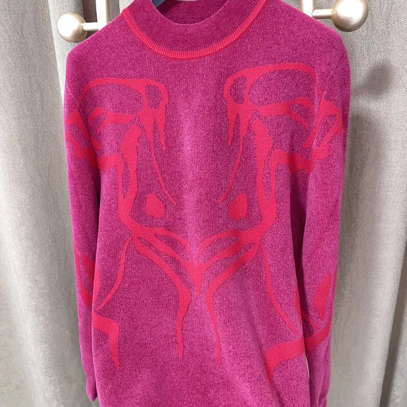 Givenchy Givenchy Men's Wool Sweater in Fuchsia Color 0089 Size US L / EU 52-54 / 3 - 5 Thumbnail
