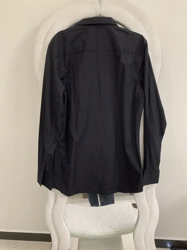 Givenchy Givenchy Black Cotton Long Sleeve Shirt 0089 Size US L / EU 52-54 / 3 - 4 Thumbnail