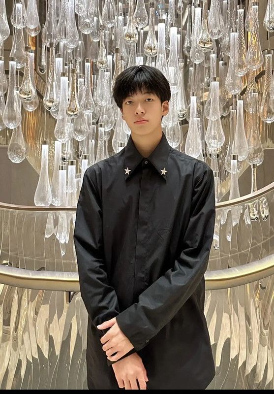 Givenchy Givenchy Black Cotton Long Sleeve Shirt 0089 Size US L / EU 52-54 / 3 - 7 Thumbnail