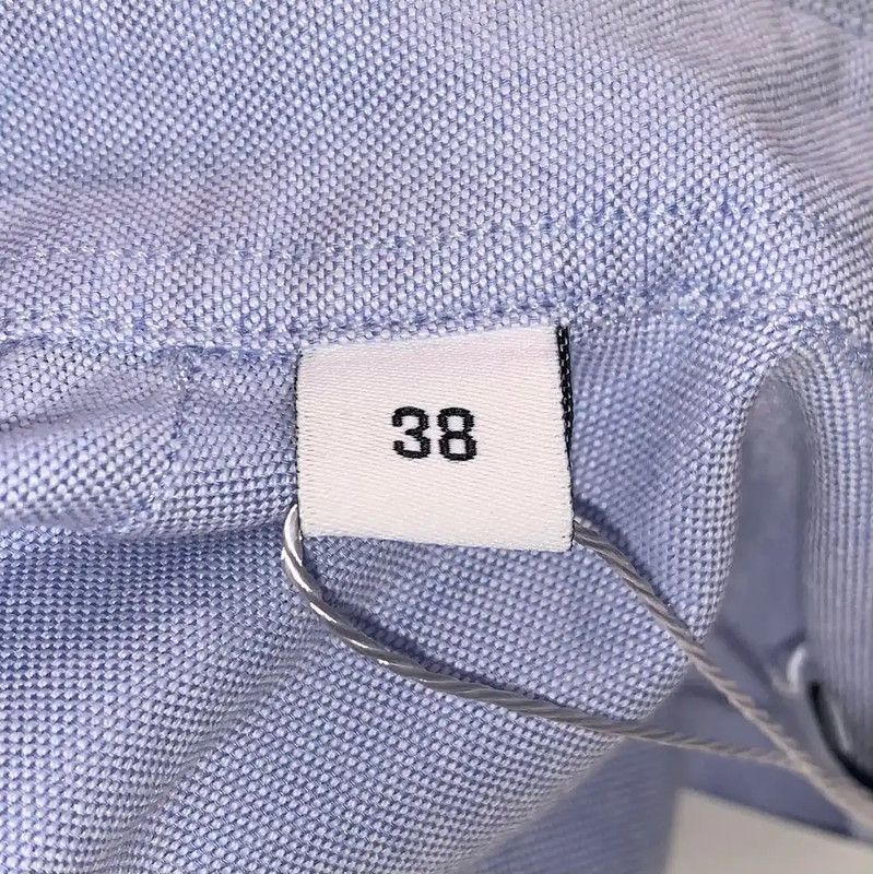 Givenchy Givenchy Blue Cotton Blend Button-Up Shirt 0089 Size US M / EU 48-50 / 2 - 8 Thumbnail