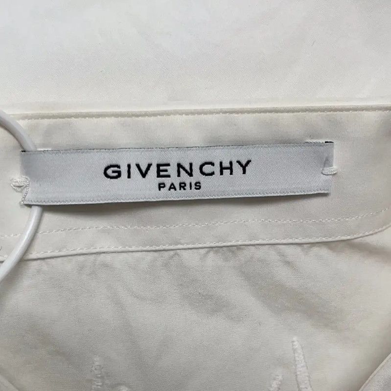 Givenchy Givenchy White Long Sleeve Men's Shirt 0089 Size US XL / EU 56 / 4 - 3 Thumbnail