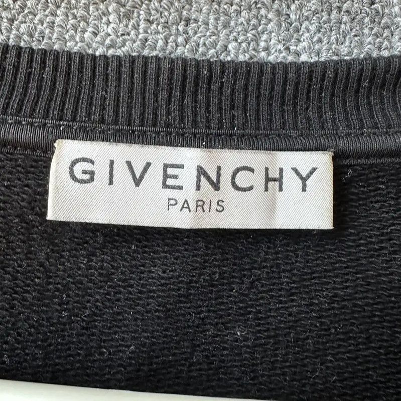 Givenchy Givenchy Black Cotton Sweatshirt for Men 0089 Size US L / EU 52-54 / 3 - 4 Thumbnail