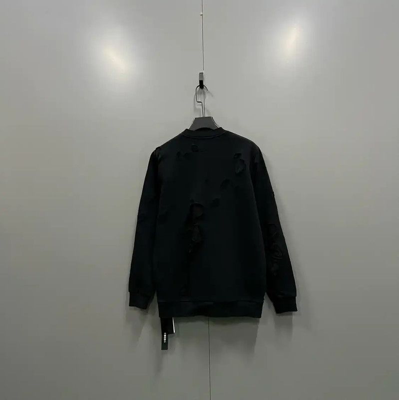 Givenchy Givenchy Black Logo Cotton Sweatshirt for Men 0089 Size US XS / EU 42 / 0 - 3 Thumbnail