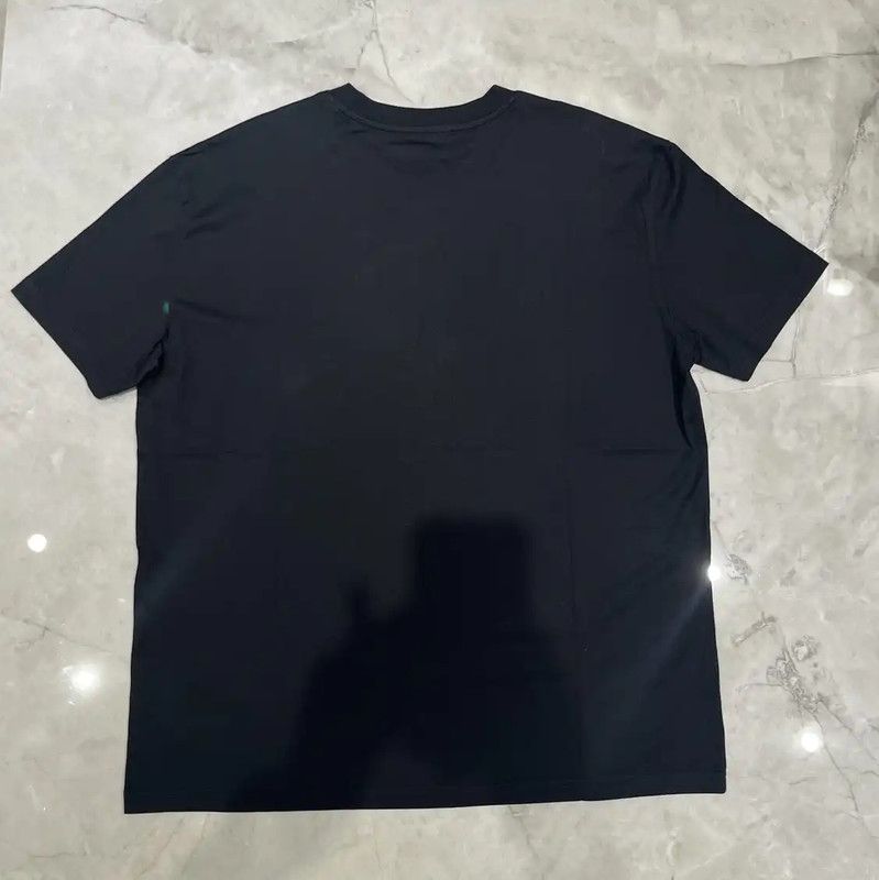 Givenchy Givenchy Black Cotton Logo T-Shirt for Men 0089 Size US L / EU 52-54 / 3 - 2 Thumbnail