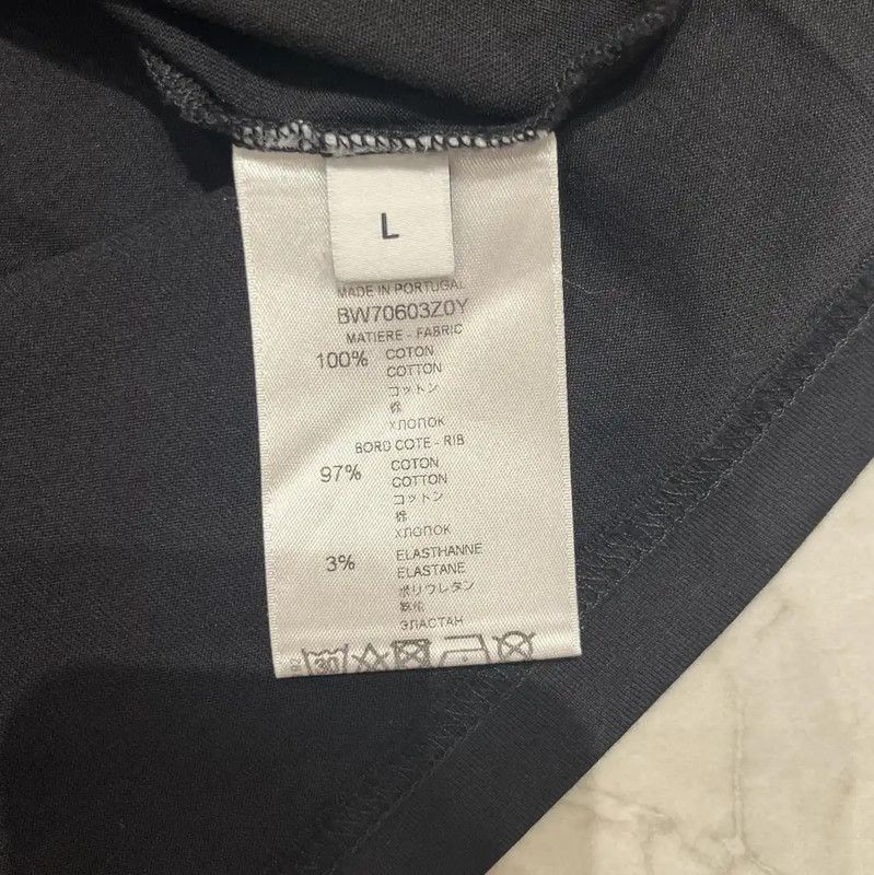Givenchy Givenchy Black Cotton Logo T-Shirt for Men 0089 Size US L / EU 52-54 / 3 - 4 Thumbnail