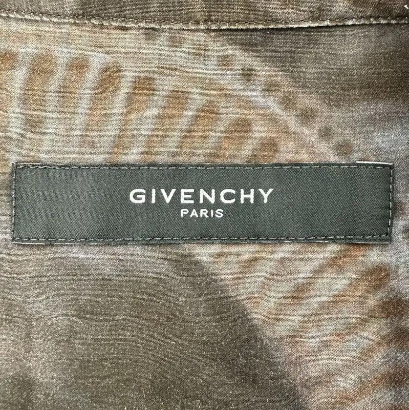 Givenchy Givenchy Brown Long Sleeve Men's Shirt 0089 Size US M / EU 48-50 / 2 - 7 Thumbnail