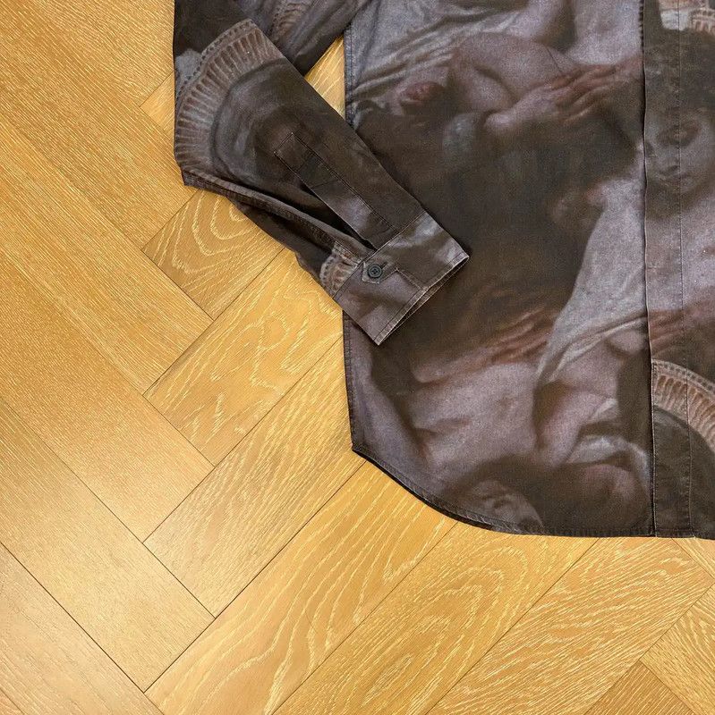 Givenchy Givenchy Brown Long Sleeve Men's Shirt 0089 Size US M / EU 48-50 / 2 - 5 Thumbnail