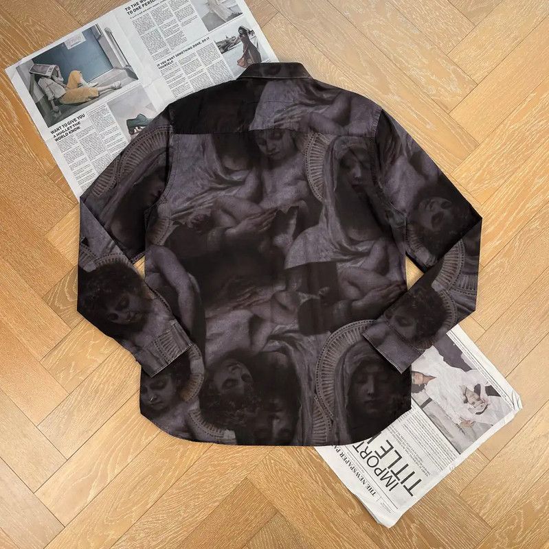 Givenchy Givenchy Brown Long Sleeve Men's Shirt 0089 Size US M / EU 48-50 / 2 - 2 Thumbnail