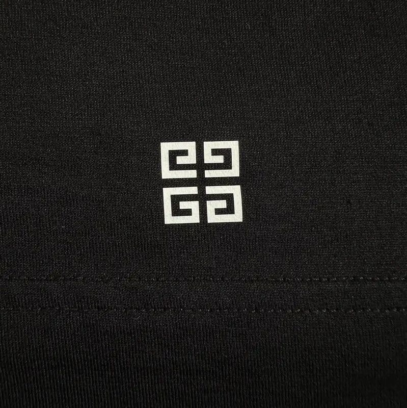 Givenchy Givenchy Black Cotton Long Sleeve Tee 0089 Size US L / EU 52-54 / 3 - 5 Thumbnail