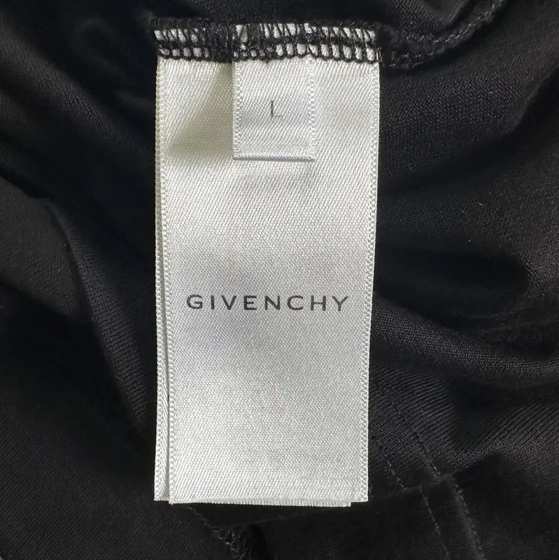 Givenchy Givenchy Black Cotton Long Sleeve Tee 0089 Size US L / EU 52-54 / 3 - 6 Thumbnail