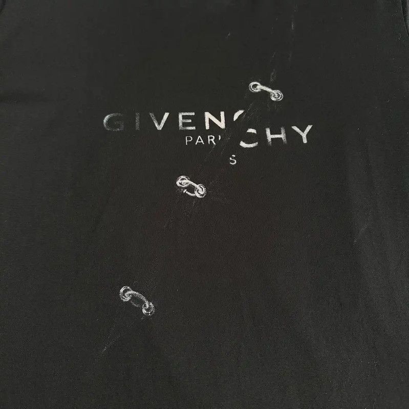 Givenchy Givenchy Black Cotton Long Sleeve Tee 0089 Size US L / EU 52-54 / 3 - 2 Thumbnail