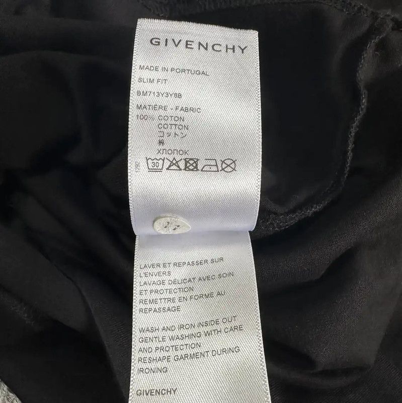 Givenchy Givenchy Black Cotton Long Sleeve Tee 0089 Size US L / EU 52-54 / 3 - 7 Thumbnail