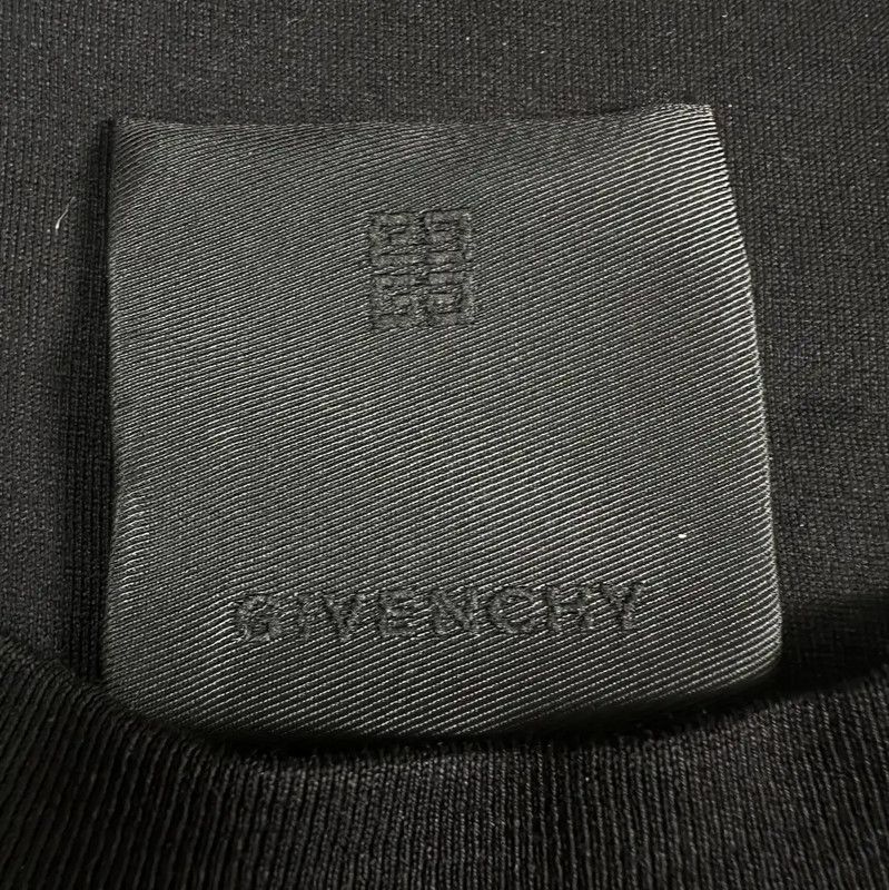 Givenchy Givenchy Black Cotton Long Sleeve Tee 0089 Size US L / EU 52-54 / 3 - 3 Thumbnail