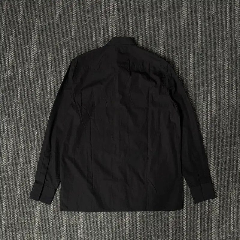 Givenchy Givenchy Black Cotton Long Sleeve Shirt for Men 0089 Size US M / EU 48-50 / 2 - 2 Thumbnail