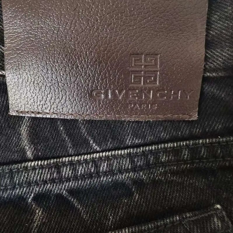 Givenchy Givenchy Black Denim Casual Pants for Men 0089 Size US 27 - 3 Thumbnail