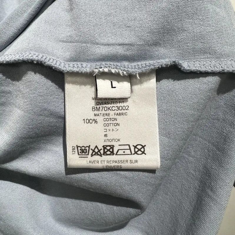Givenchy Givenchy Blue Logo Print Short Sleeve T-Shirt 0089 Size US L / EU 52-54 / 3 - 5 Thumbnail