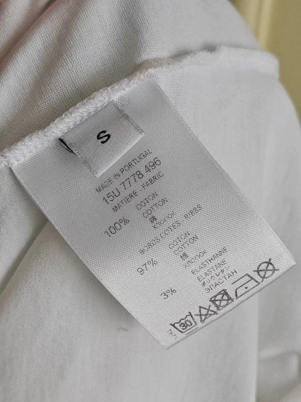 Givenchy Givenchy Summer White Graphic Cotton T-Shirt 0089 Size US S / EU 44-46 / 1 - 3 Thumbnail