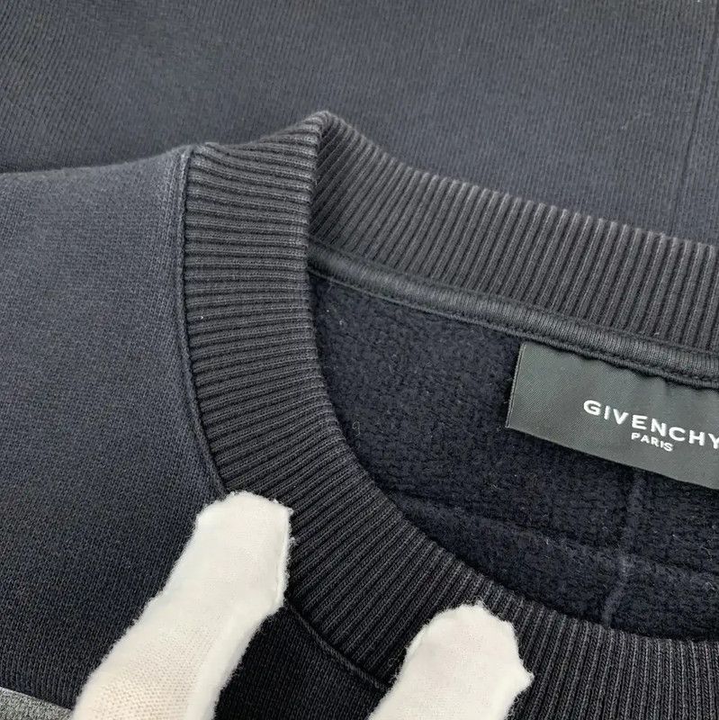 Givenchy Givenchy Black Cotton Men's Sweatshirt 0089 Size US S / EU 44-46 / 1 - 8 Thumbnail