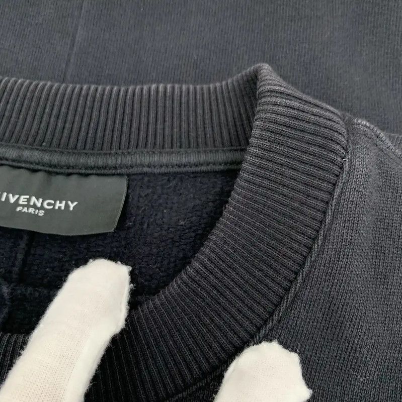 Givenchy Givenchy Black Cotton Men's Sweatshirt 0089 Size US S / EU 44-46 / 1 - 9 Thumbnail